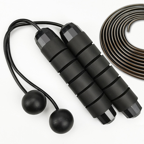 Cross-border Amazon steel wire wireless skipping rope two-in-one fitness training sports equipment bearing weight skipping rope