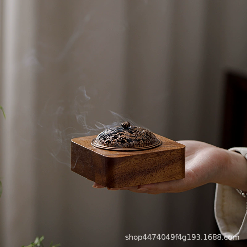 Печь благовония для чайной церемонии грецкого ореха дзен