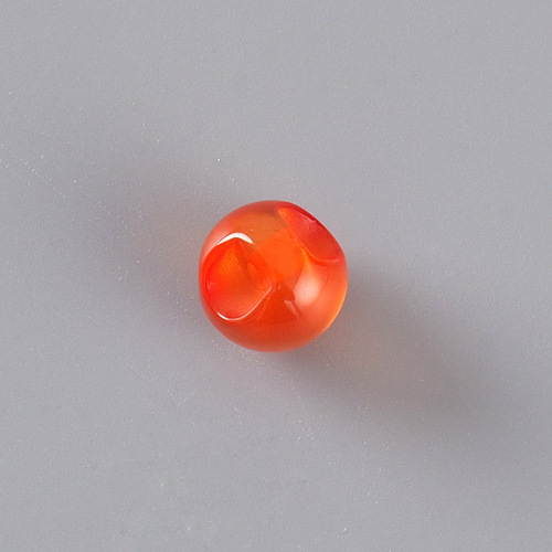 New Chinese Style Cheongsam Round Beaded Buttons, Tangzhuang Resin Imitation Jade Bead Fasteners, Colorful Retro DIY Buttons