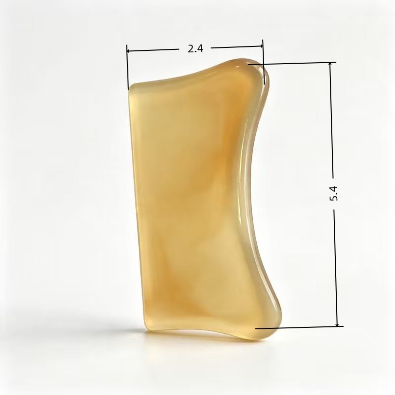 Little Lamb Hoof Gua Sha Massage Tool for Face and Eye Care Polished Resin Facial Lifting Stick preparation