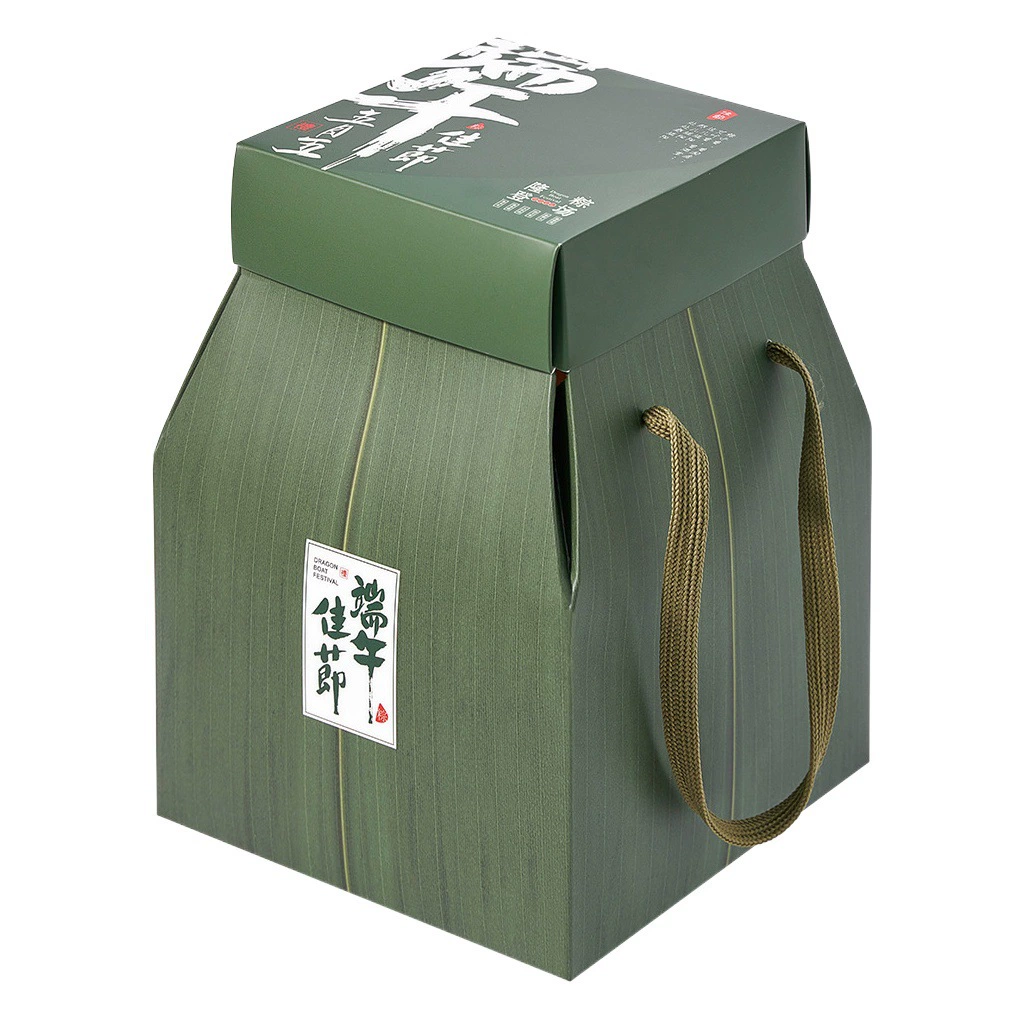 Новая стильная подарочная коробка для цзунцзы, внешняя упаковка, сумка-тоут, подарочная коробка в китайском стиле, пустая коробка, премиальные закуски, выпечка, лимитированная серия к Празднику драконьих лодок