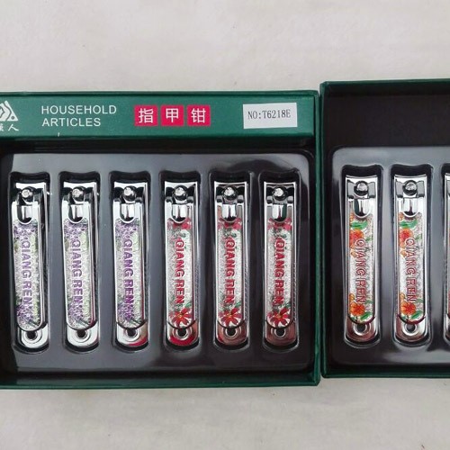 A0137 hombre fuerte T6218E cortaúñas de acero inoxidable Yiwu 2 yuanes dos yuanes tienda de regalos al por mayor