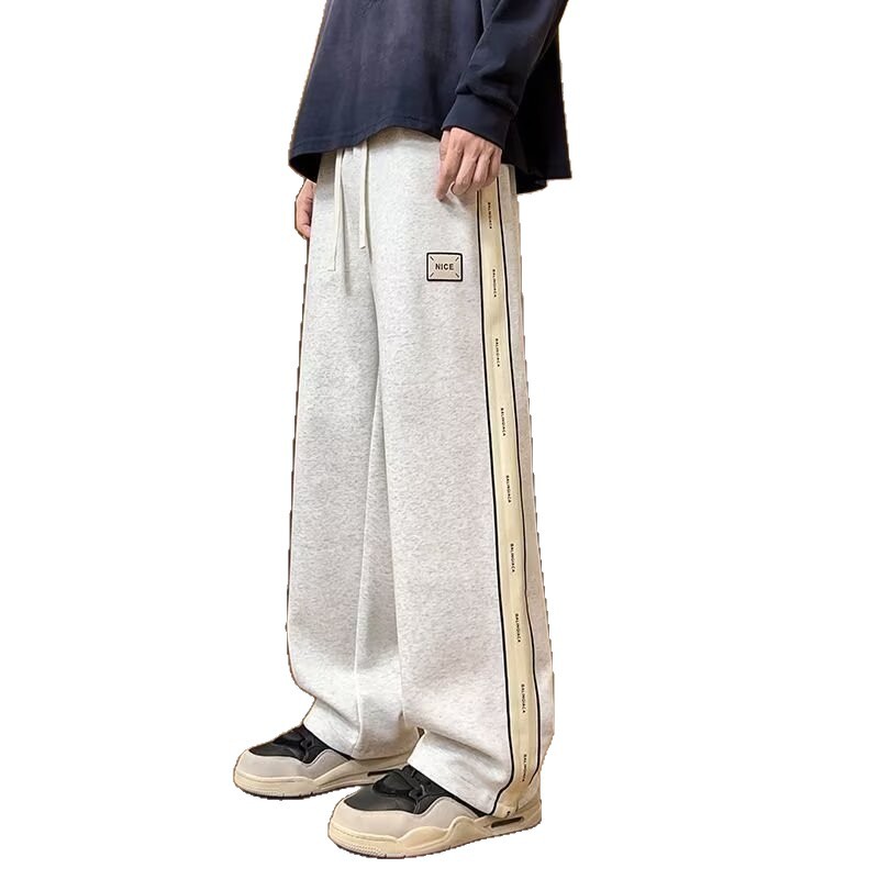 Camisas menos ropa nuevos pantalones casuales sueltos hombres de moda coreana pantalones de verano delgados pantalones de piernas largas