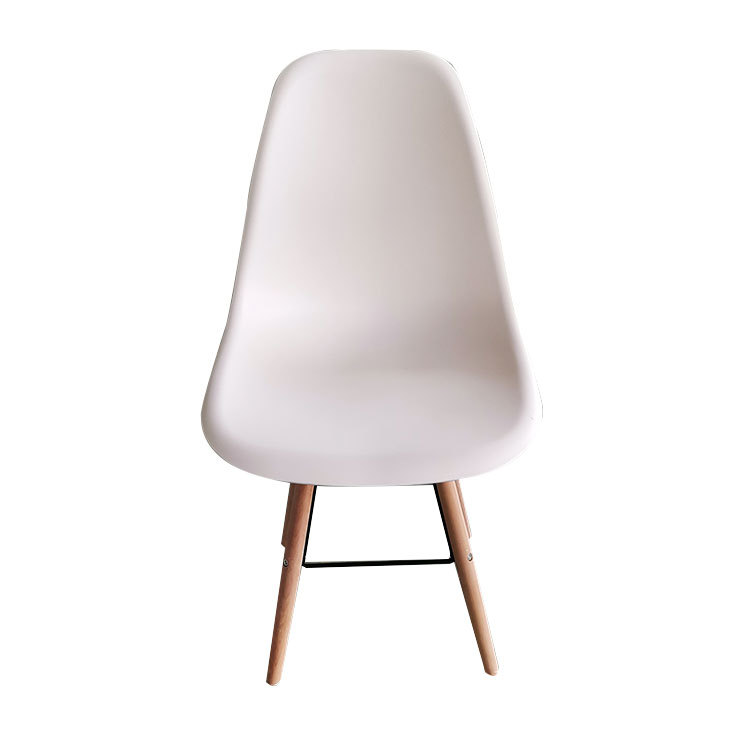 Silla de Comedor Eames de Plástico y Metal, Giratoria con Reposabrazos, para Comedor