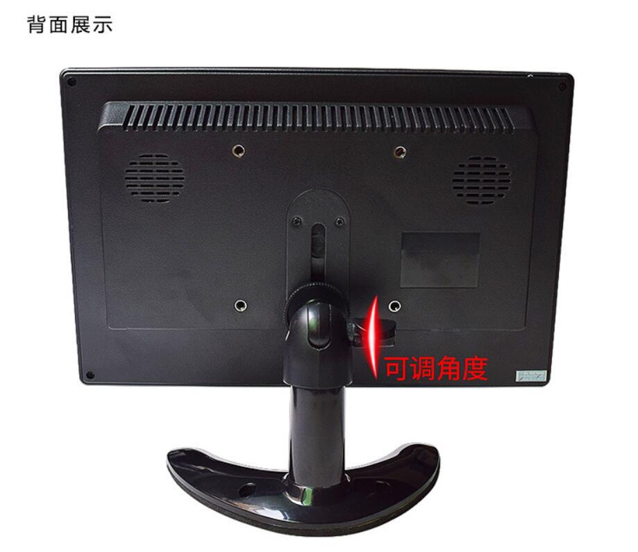Truck Reversing Camera 10inch Vertical AHD/CCD High-Definition Display with Aviation+VGA Interface LCD Screen