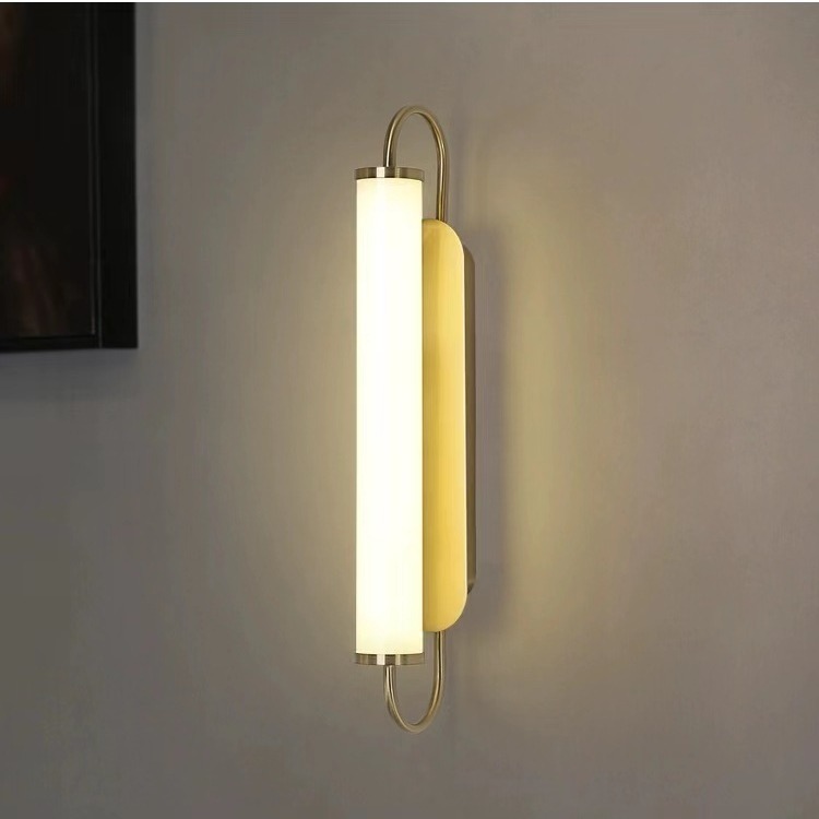 Lámpara de pared creativa larga lámpara de pared de sala de estar de fondo simple fondo de pared moderna nórdica cabecera de cama personalidad nueva