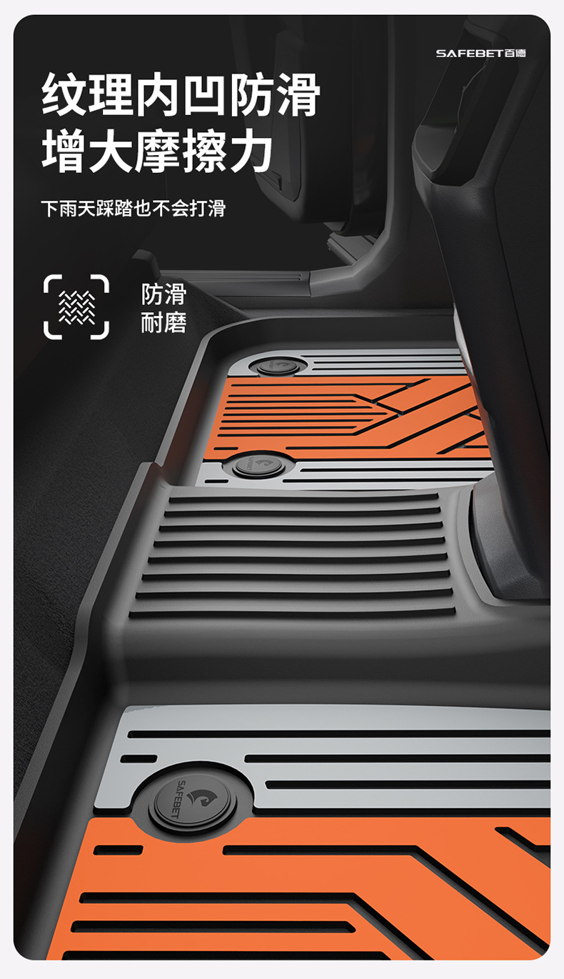 Suitable for Honda Accord, Inspire, Crv, Haoying, Civic, and Other Models, Special Colorful Tpe Car Floor Mats