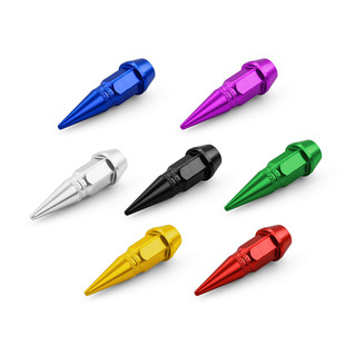 Automobile universal bullet screw valve cap personality modification pointed valve bicycle motorcycle Universal