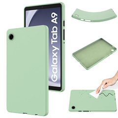 サムスンタブa9液体シリコンタブレット保護カバーtab a9 + 肌感転倒防止タブレットカバーを適用