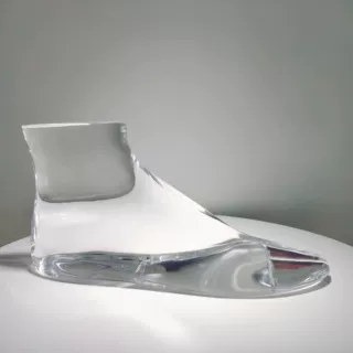 工厂直销38码透明水晶脚模  展示用水晶亚克力脚模  水晶脚模