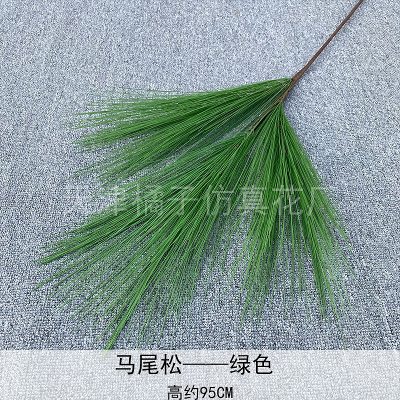 Flores de boda de alta calidad de flores de madera verde de bambú y lirio de pino masson de alta calidad