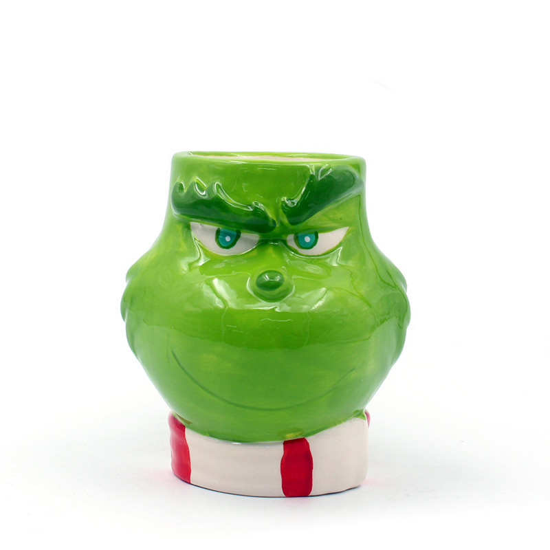 Grinch tazas de Navidad, tazas de cerámica, tazas de café, tazas de agua, tazas de salchicha