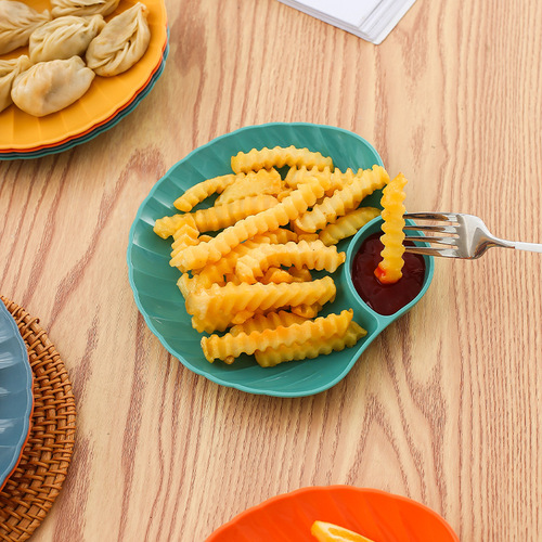 Spit bone plate kitchen breakfast snack plate dip plate household snack snack dry fruit plate spit bone plate