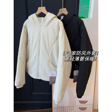 LU家防风外套轻薄保暖!夹棉运动休闲连帽棉衣棉服女棉袄冬CT1308