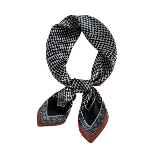 70 small square scarf, long silk scarf for women, spring, autumn and summer neck gaiter, neck thin scarf, gauze scarf with suit shirt