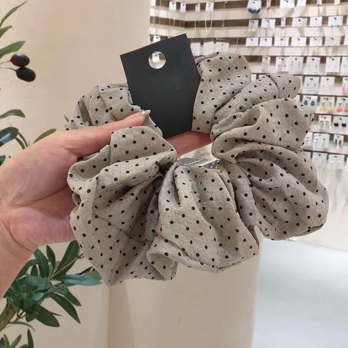 Encaje retro francés, diadema de intestino grueso, mujer 2025, nuevo estilo, cuerda para el cabello, banda de goma, lazo, dulce cuerda para el cabello, accesorios para el cabello