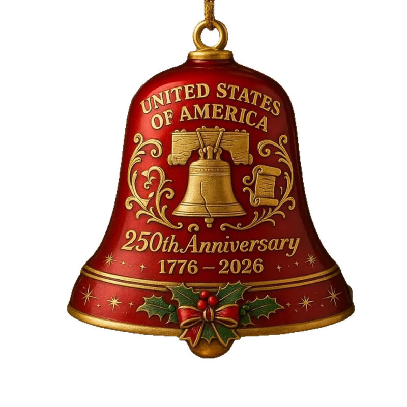 United States 250th Anniversary Bell Ornament美国250周年纪念|undefined