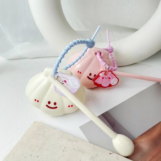 New Cute Shell Wooden Fish Knocking Meditation Decompression Toy Ornaments Pendant Office Station Toy Cute Gift