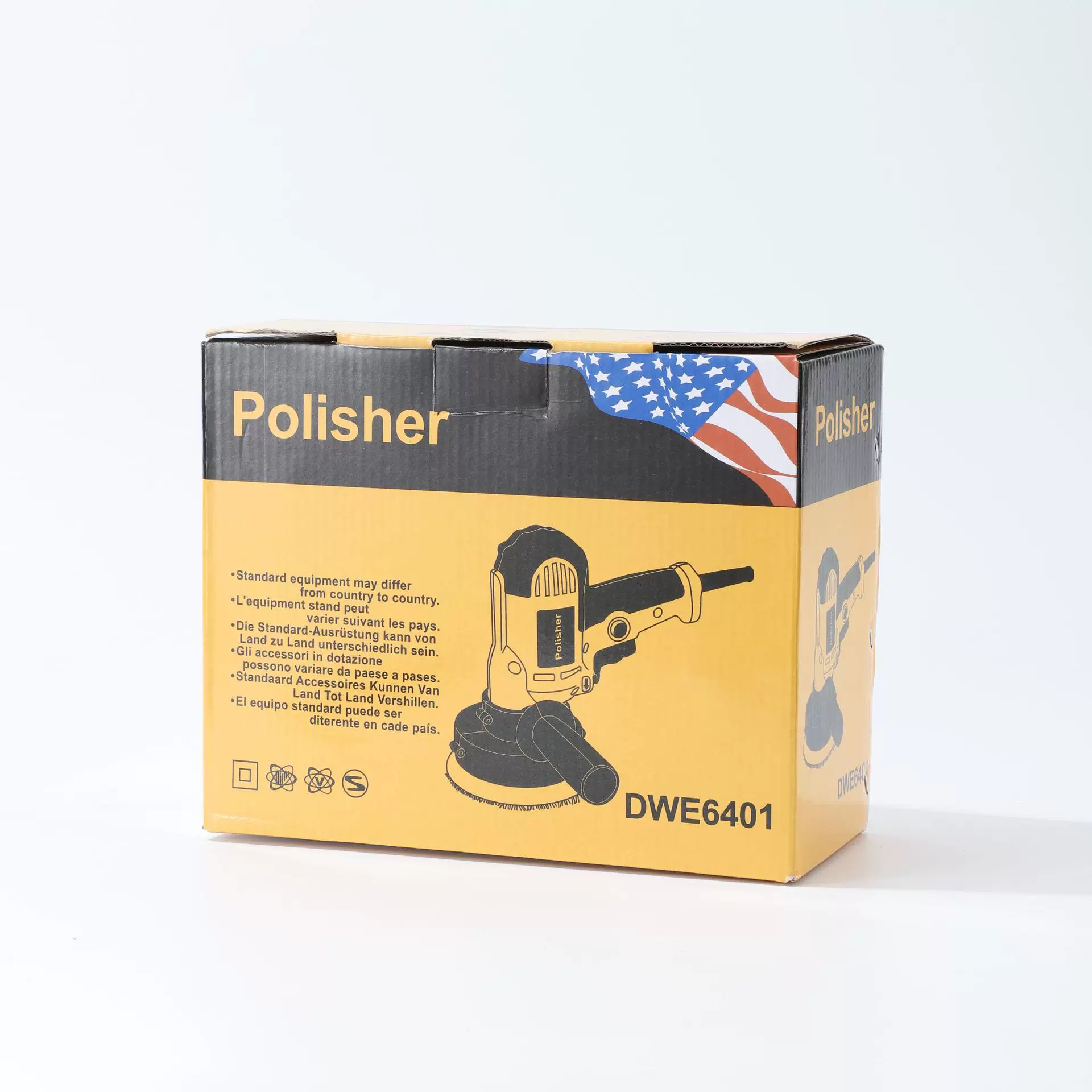 汽车抛光机 可调速车用美容打蜡机封釉机抛光瓷砖手持电动打磨机