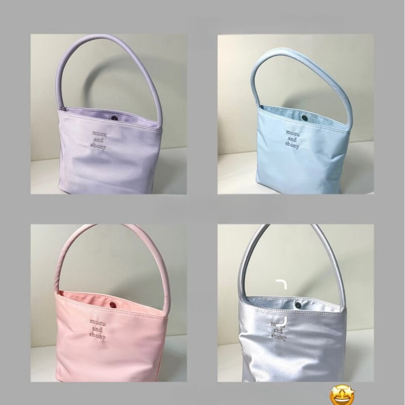 Korean Niche Mucu and Ebony Tote Bag Handbag Muchandebony Nylon Armpit Bag