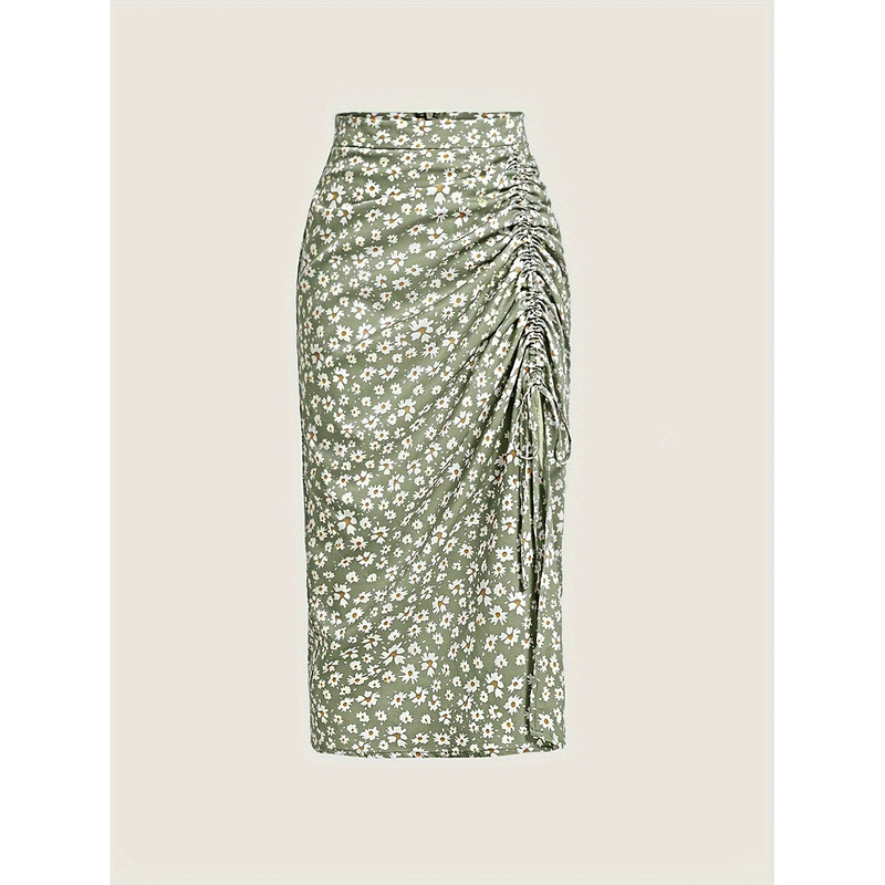 H 10509 Elegant Printed Midi Dress Printed Long Dress