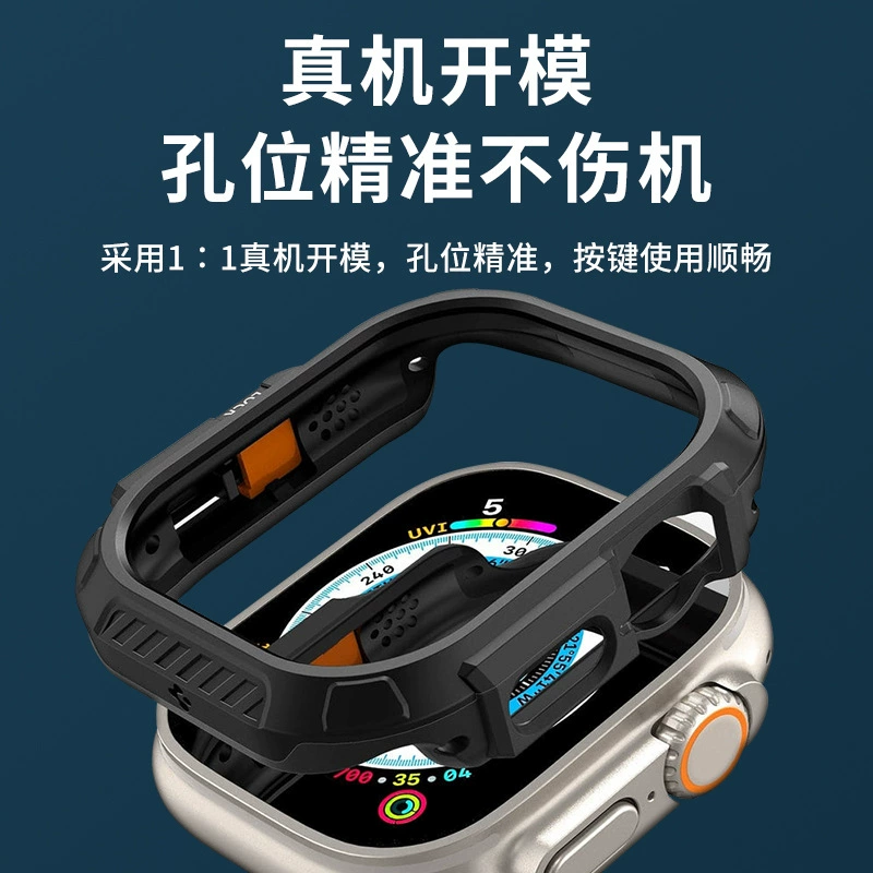 Новая модель подходит для Apple Watch iWTCAH9/8/7/6, защитный чехол Spige-LOCK FIT с жесткой застежкой для ПК.