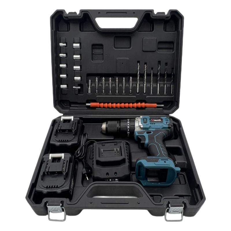 Бесщеточная 13 мм Ударная дрель высокопроизводительная Пистолетная дрель литиевая электрическая ручная дрель электрическая отвертка многофункциональная электрическая дрель оптом