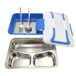 Factory Supply Lunch Box Gift Home Electric Heating Lunch Box 304 Stainless Steel Lunch Box New Kitchen Small Appliances