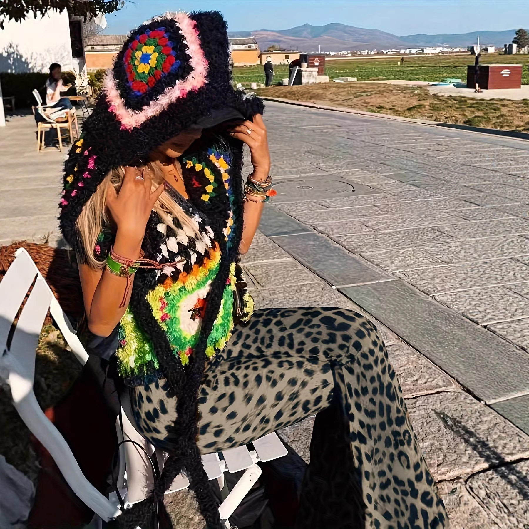 Special for cross-border foreign trade European and American leopard print micro-pants women's high waist slimming all-match flared pants tight elastic leggings