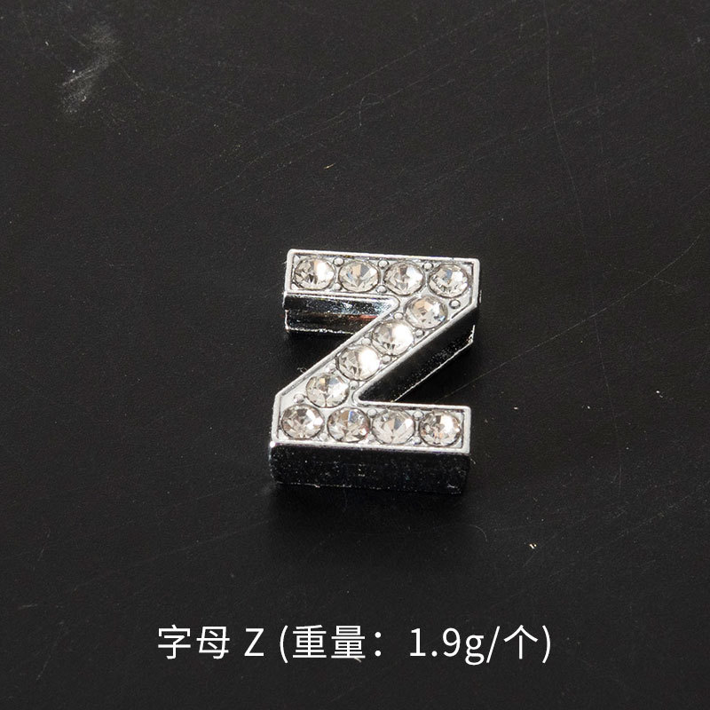 英語のアルファベットの数字の合金のネックレスのペンダントはダイヤモンドのブレスレットのペンダントのアイデアのアクセサリーの手作りのDIY材料を入れます。