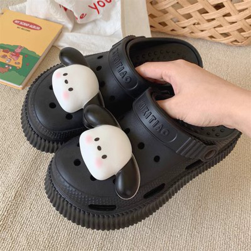 2288 긴귀견 한쌍 [블랙]