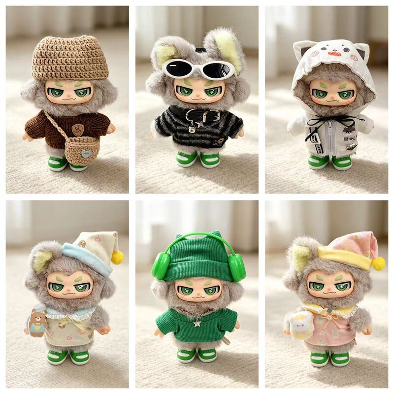 Excluding the Same Model as Wang Yibo'S, the Qimengdao Xiaao Peripheral Series Includes Doll Clothing Replacement Items, Hooded Sweatshirts, Trendy Cool Striped Shirts