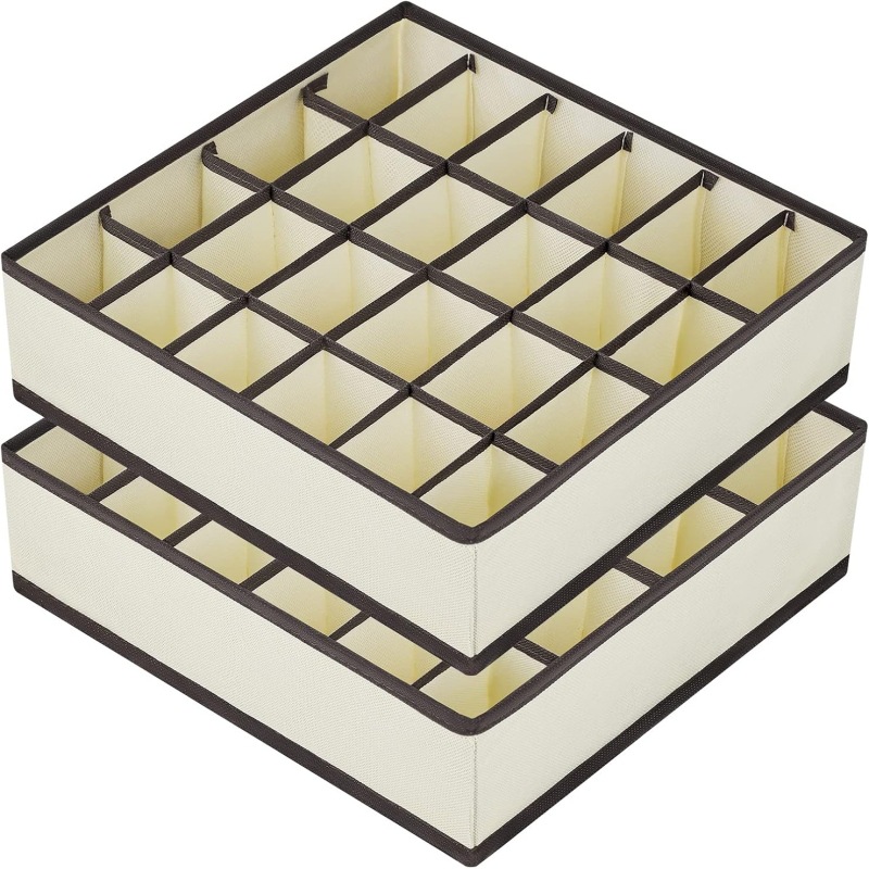 2 piezas de 24 gramos Beige Brown Edge