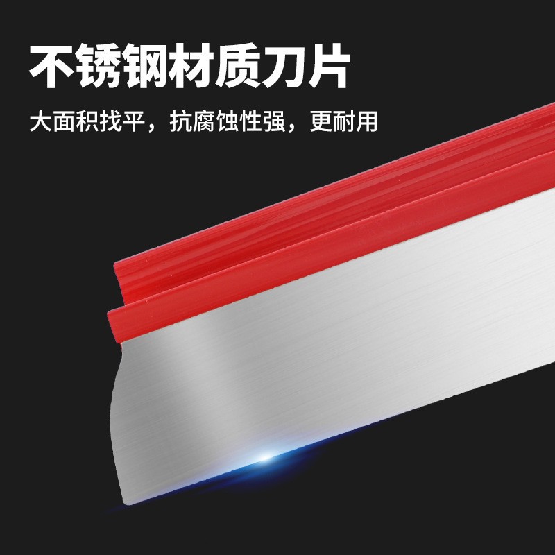 Raspador de acero inoxidable, raspador de masilla, cuchillo gris, herramienta de nivelación, raspador de pared, artefacto de yeso