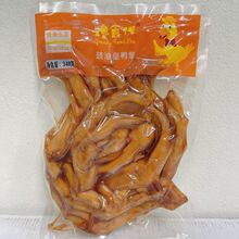 批发馋食代鼓油皇鸭掌美味卤鸭爪袋装348g*20包/箱