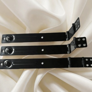 Photo frame hardware accessories three-fold hinge photo frame hardware back hinge folding hinge three-fold six-hole hinge