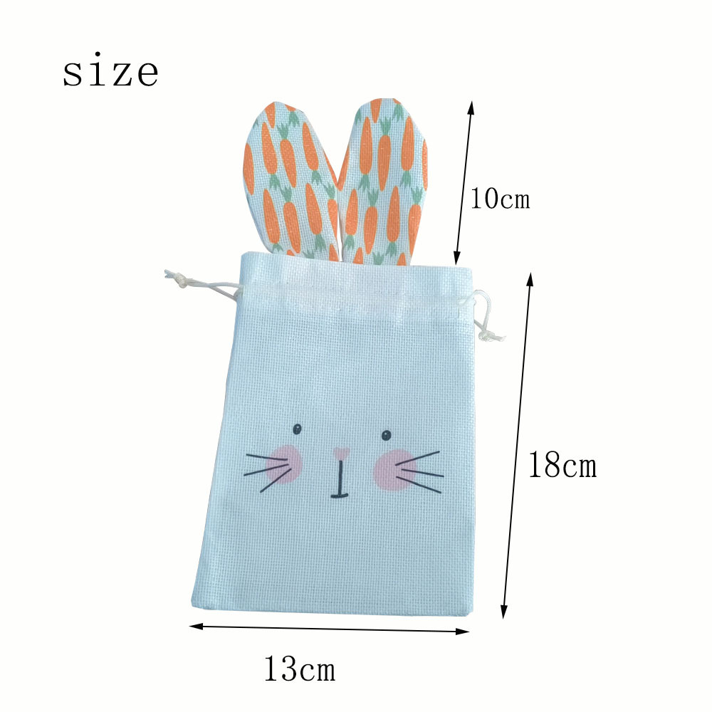 가방 폭 13x 길이 18cm + 귀 10cm, 황백색, 모조 린넨