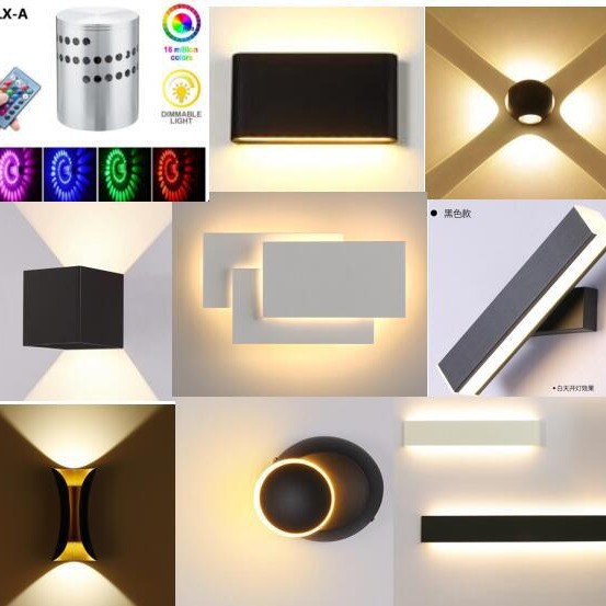 跨境货源现代创意铝材过道灯  特色LED户外防水壁灯 led壁灯