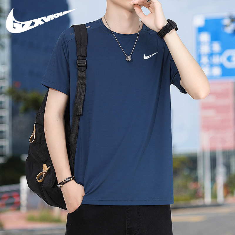 Men's Clothing 2026 Summer Thin Quick-Drying Ice Silk Short-Sleeved T-Shirt Men's Casual Sports Half-Sleeved Breathable T-Shirt Men's T-Shirt Men's Clothing 2026 Summer Thin Quick-Drying Ice Silk Short-Sleeved T-Shirt Men's Casual Sports Half-Sleeved Breathable T-Shirt Men's T-Shirt