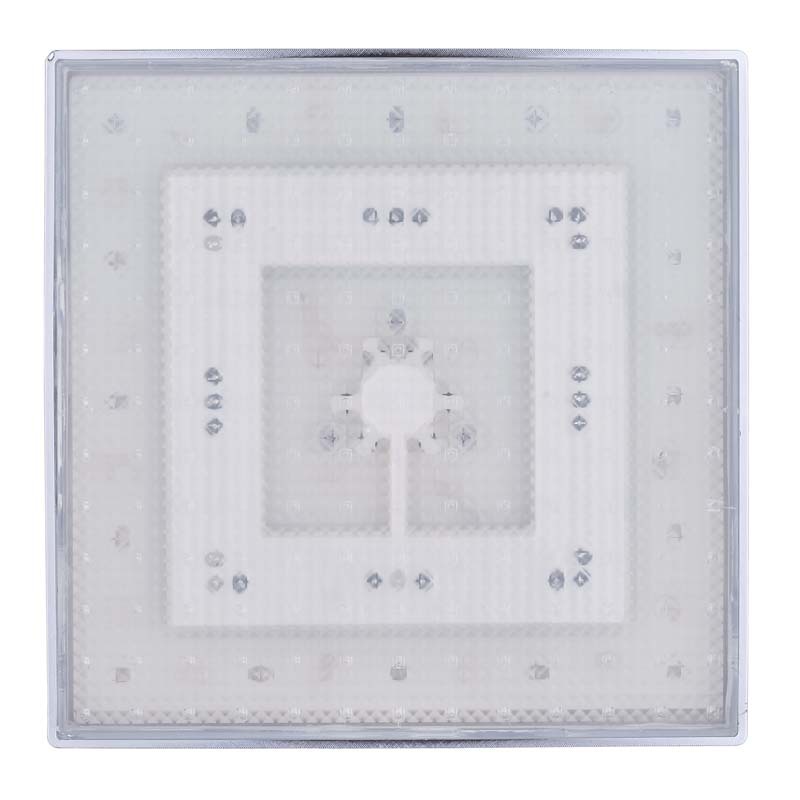 8 pulgadas de color cambiante aerosol superior ABS cuadrado LED superior spray colorido/temperatura sensible a la ducha de tres colores spray superior 8030-C1