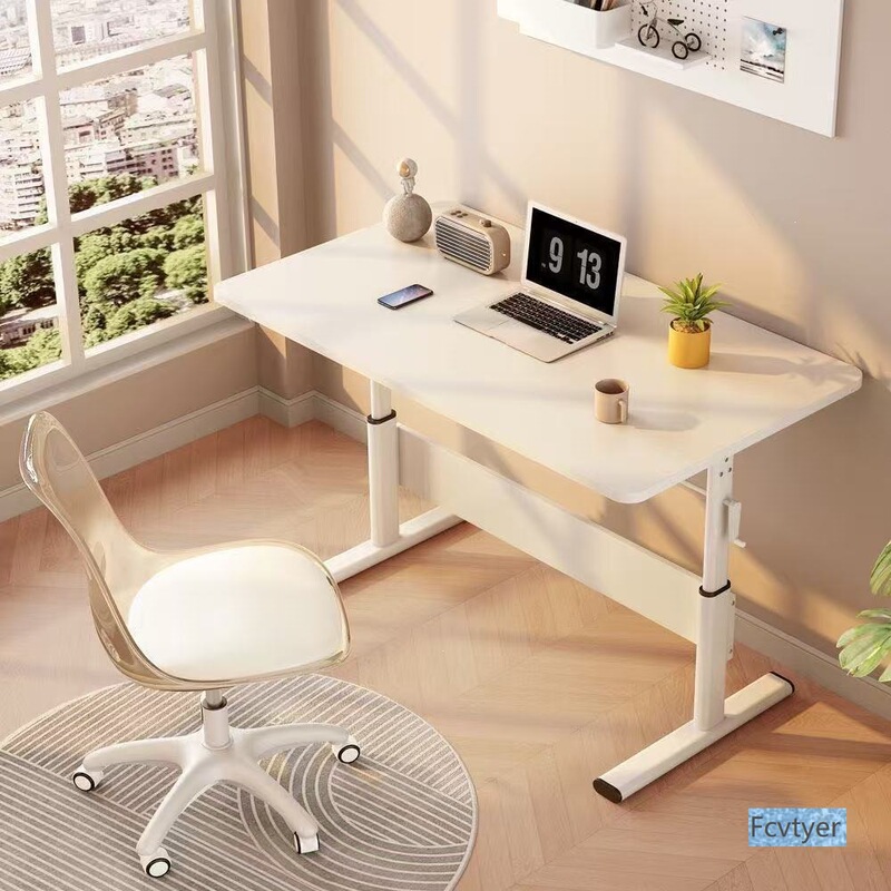 Computer Desk, Floor-Standing Office Desk, Student Adjustable Hand-Crank Table, Storage Table, Adjustable Table, Study Table, Writing Desk
