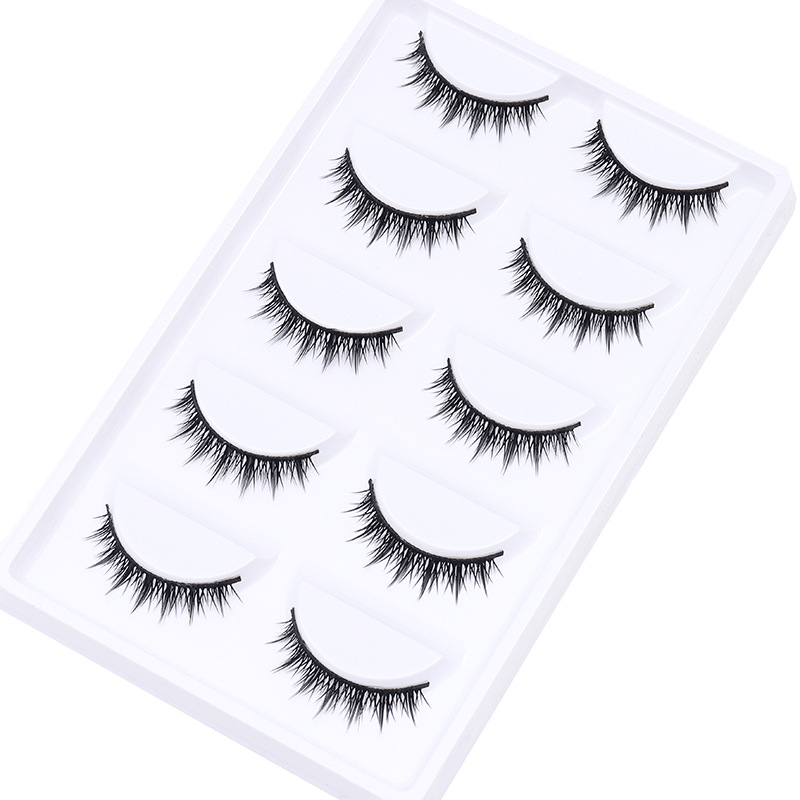 Wangwang Dog Dog Black Terrier Cómics Ojos Pequeños Demonios Pestañas postizas Barbie Mestizo Eyes Simulación natural Transfronterizo