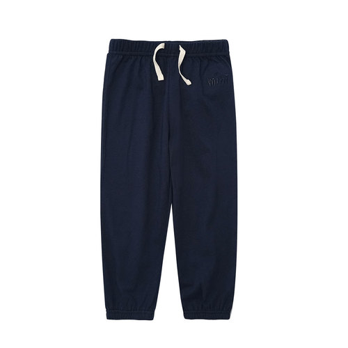 Minizone Children's Cotton Mosquito-Proof Pants for Boys and Girls, Sports and Casual Pants, Loose Long Pants, European and American Style