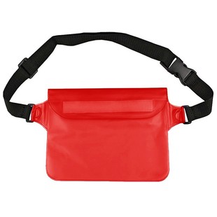 Outdoor sports waist bag fitness running bag waterproof mobile phone storage bag PVC swimming drifting waterproof waist bag in stock