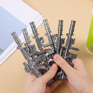 Factory direct bomber gun gel pen weapon pen stationery supermarket pen gun pen weapon pen black refill