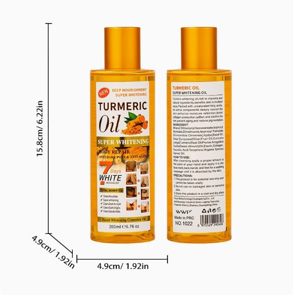 Set de Cuidado de la Piel con Cúrcuma, Hidratante, Control de Grasa, para Cuidado Facial image 12