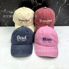 Etsyパーソナライズされた春の夏の刺繍の野球帽は、頭の周りのゴルフ日焼け止めの水洗いを強化します
