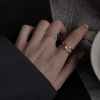 Tide, fashionable line small design ring, simple and elegant design, internet celebrity, on index finger