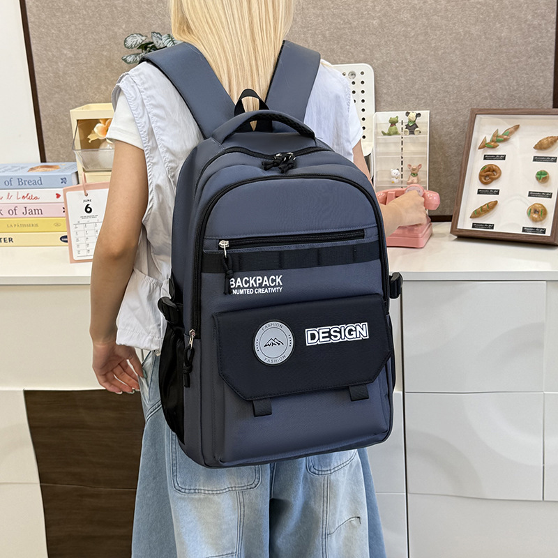 外国貿易の新しい小中学生用ランドセル、軽量アウトドア旅行用バックパック、大容量マルチコンパートメントコンピュータバックパック|undefined