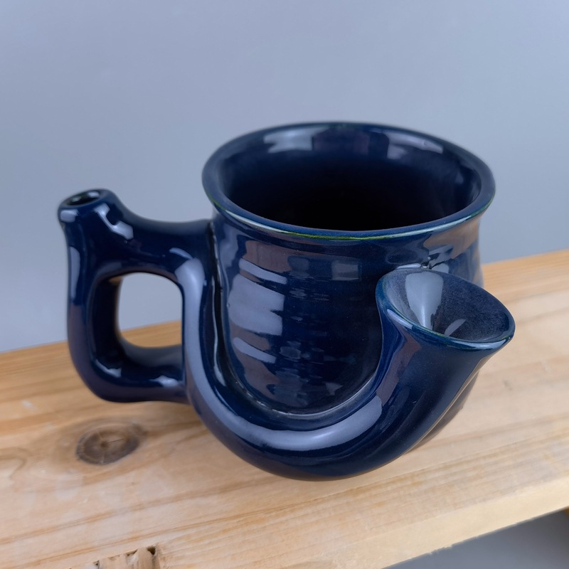 Taza de cerámica para fumar, taza para pipa, taza de café con diseño de logotipo, taza de café con forma de hookah, taza de agua multifuncional, taza de café.